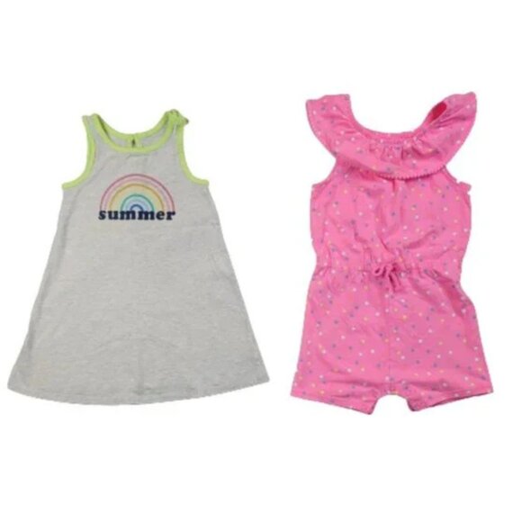 GAP 2-Piece Girls Romper & Lightning Bug Dress Bundle Size 3T - Picture 1 of 13